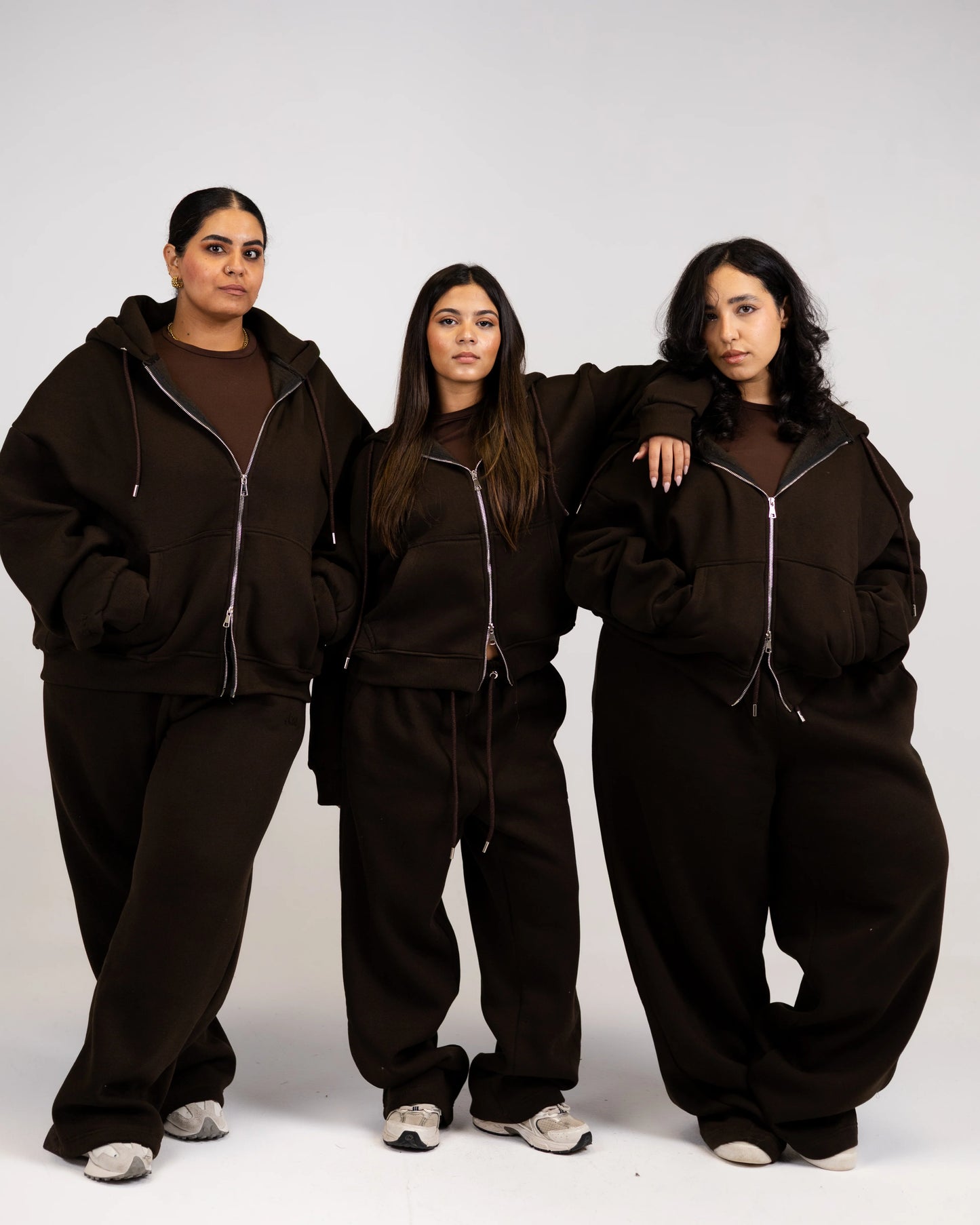 Grand-mere brown zipper