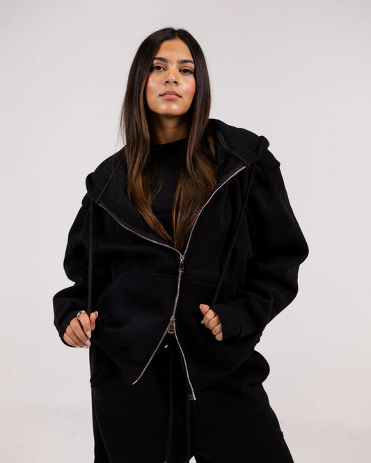 Grand-mere black zipper